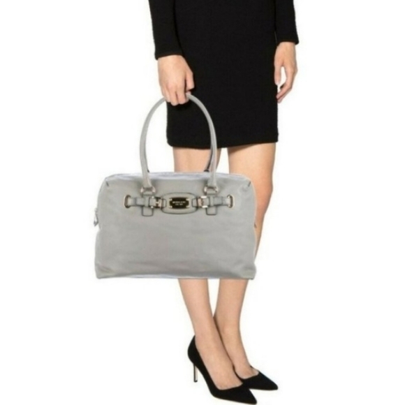 Authentic Michael Kors Genuine Leather Hamilton Weekender Bag TSA Travel Tote - Picture 14 of 15